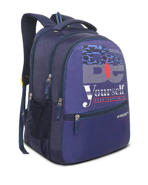 Men Printed Lightweight College Backpack - 30L